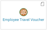 Employee Travel Voucher form icon and link