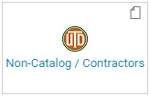Non-Catalog / Contractors Form icon and link