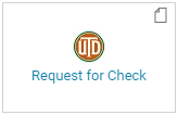 Request For Check Form icon and link